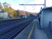 Vystupujeme v Hoštejně.