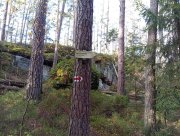 Tuto odbočku jsme minule minuli.